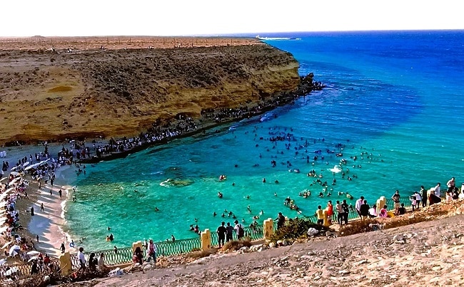 شاطئ عجيبة مرسى مطروح