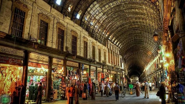رحلة الى سوريا في سوق الحميدية