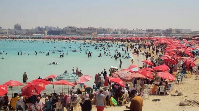 شاطئ روميل في مطروح