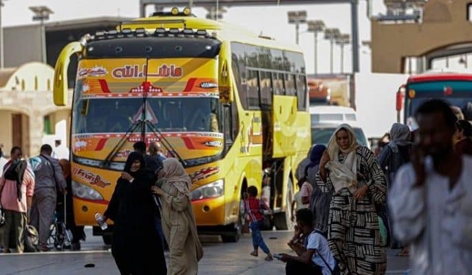 السفر من مصر إلى السودان برا بالاتوبيس