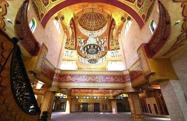 مسجد الصحابة من الداخل