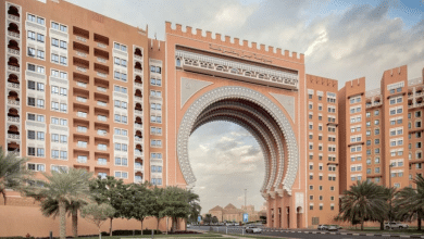 التصميم المعماري لمدخل ابن بطوطة مول