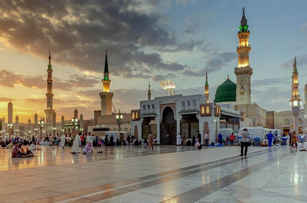 جانب من المسجد