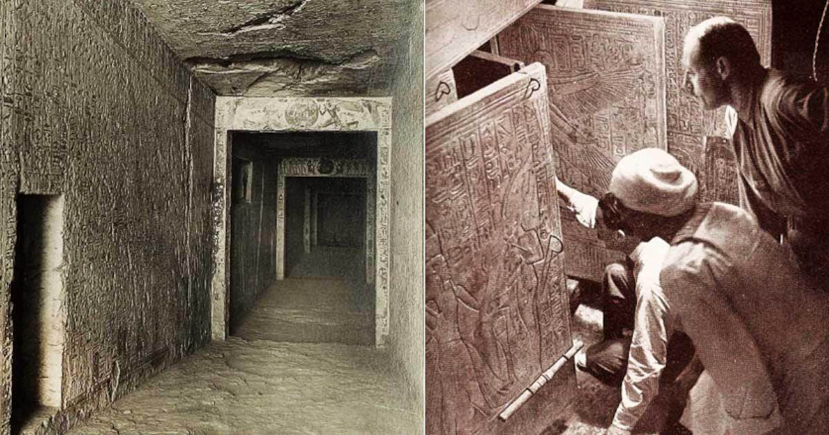 اللحظات الأولى لاكتشاف مقبرة الفرعون الصغير في وادي الملوك