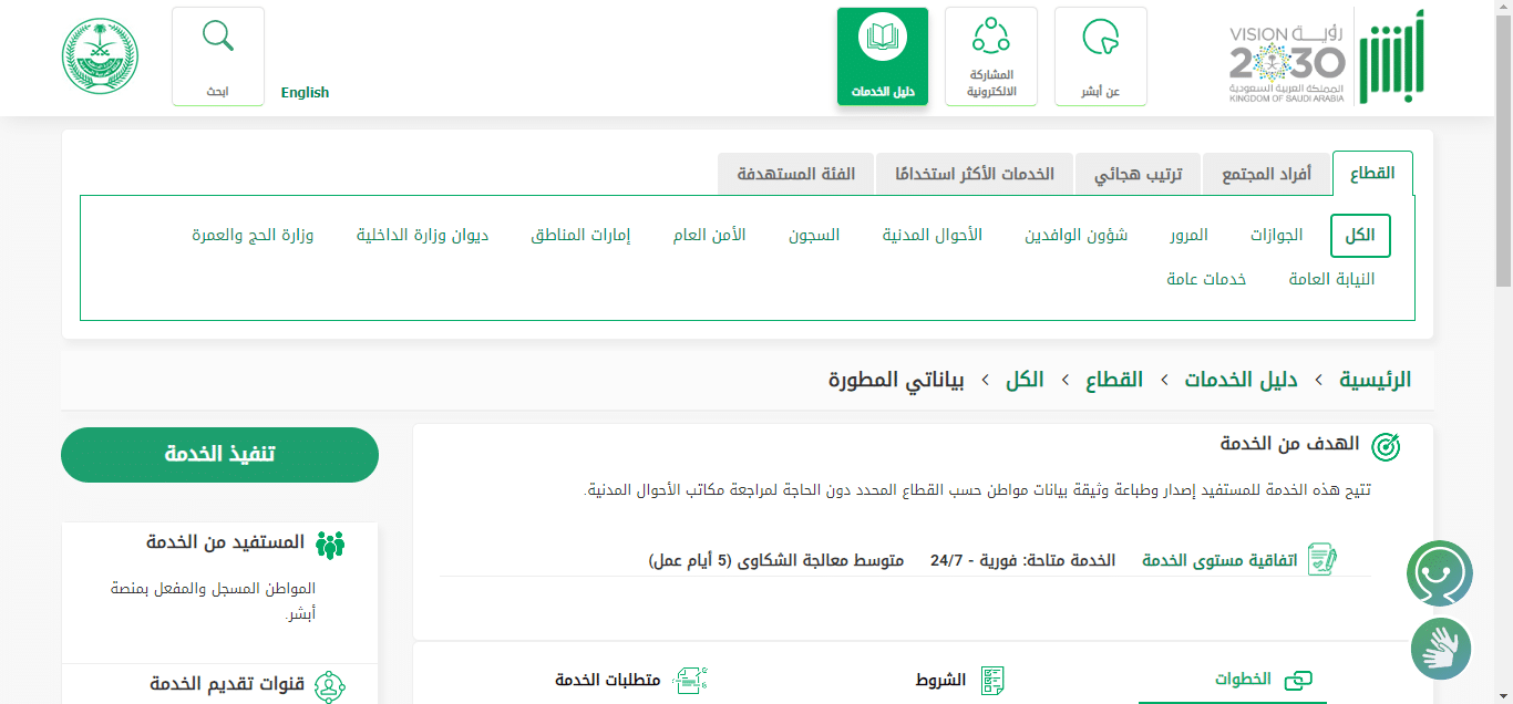 برنت الاحوال المدنية
