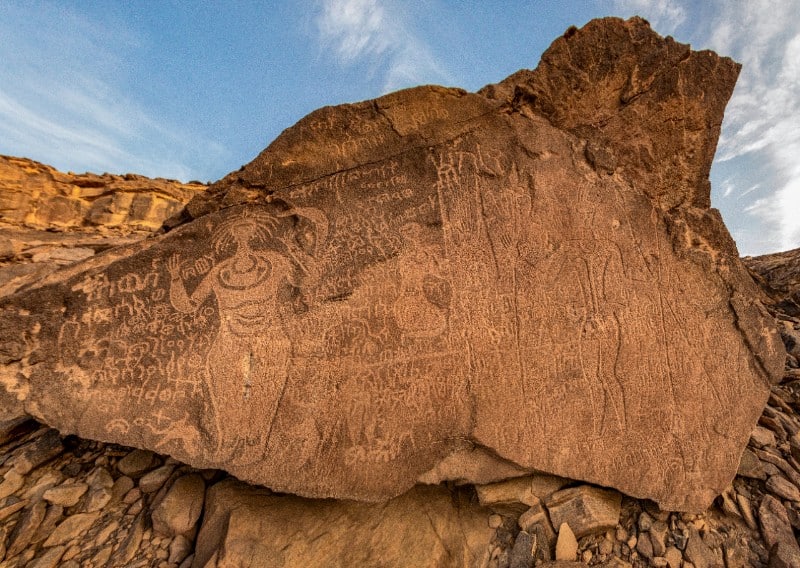 الفنون الصخرية في حائل من مواقع التراث العالمي في السعودية