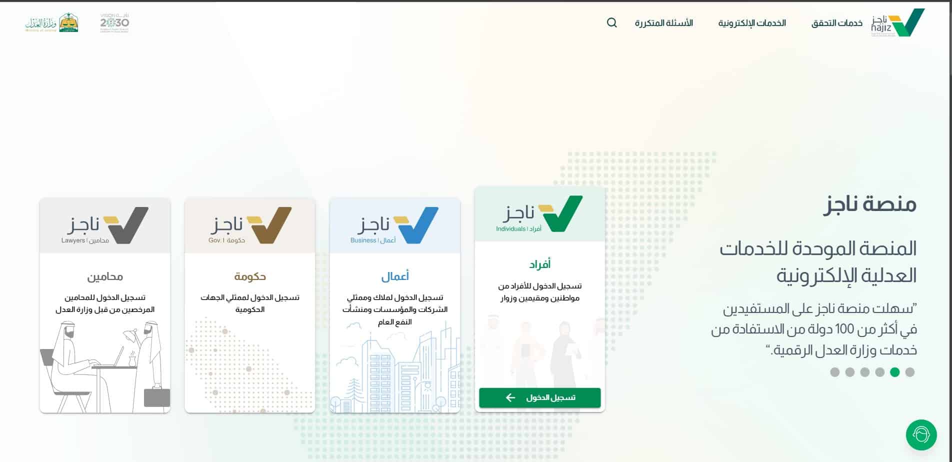 بوابة ناجز الالكترونية