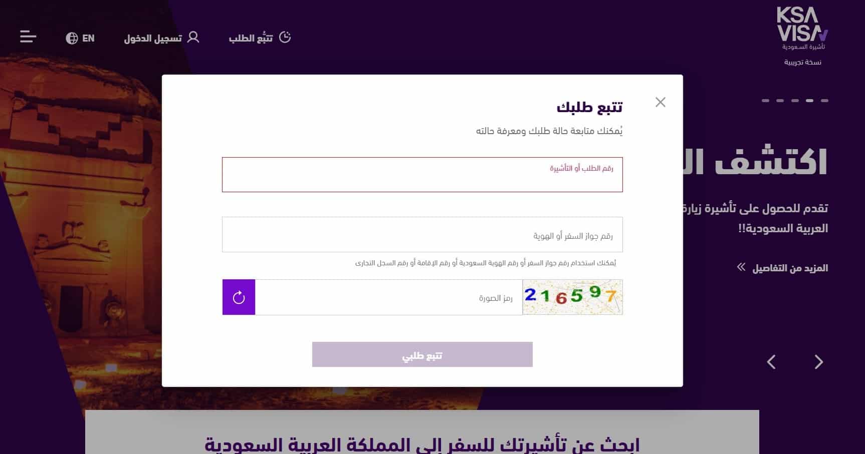 تتبع الطلب