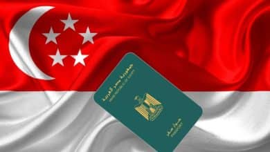 تاشيرة سنغافورة للمصريين