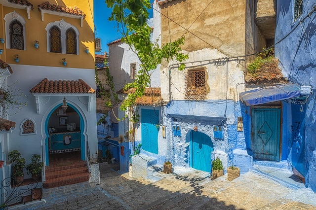 شوارع مدينة فاس في المغرب
