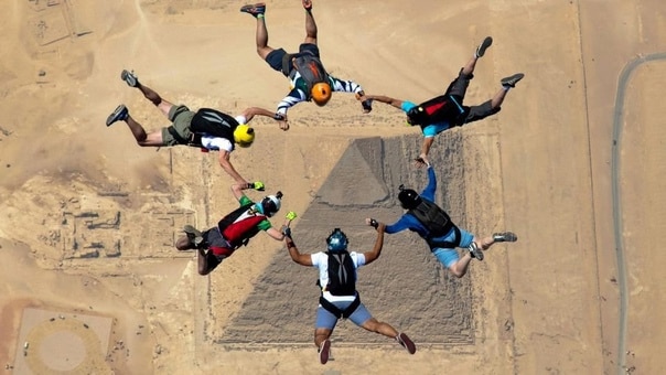 السكاي دايفنج في مصر