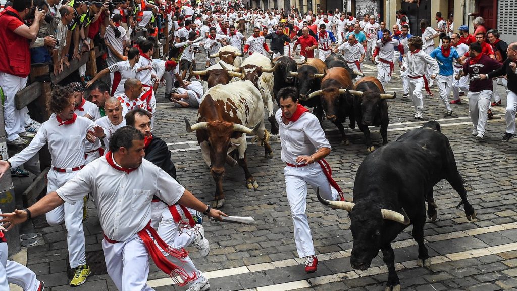مهرجان سان فيرمين في إسبانيا