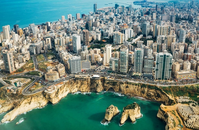 وسط بيروت من الاماكن السياحية في لبنان