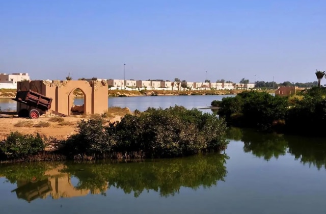 متنزه القناة المائية من اماكن سياحية في الجبيل