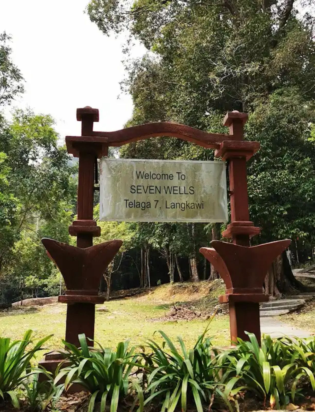 Enterance of Seven Wells Waterfalls Langkawi