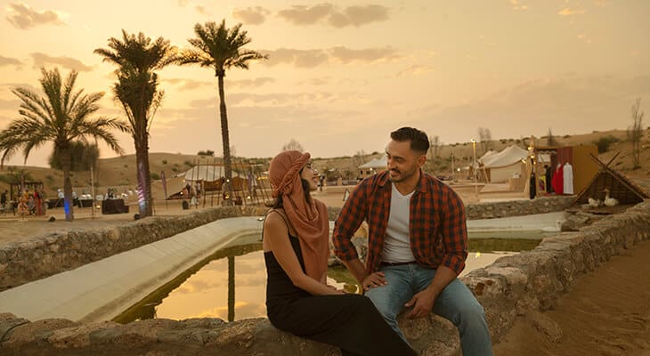 مخيمات شهر العسل في دبى