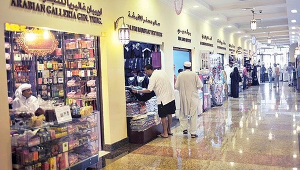 ممر المحلات في سوق نايف